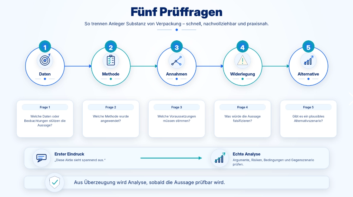 Pr&uuml;ffragen f&uuml;r Analyse und Meinung